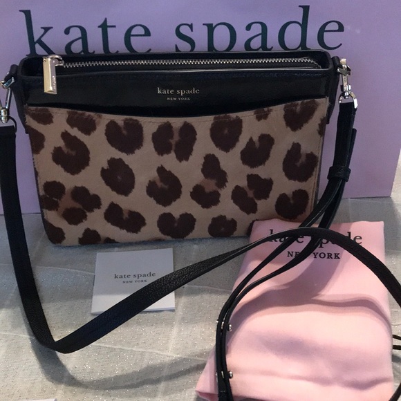NWT Kate Spade Marqaux Haircalf Crossbody - Picture 2 of 8